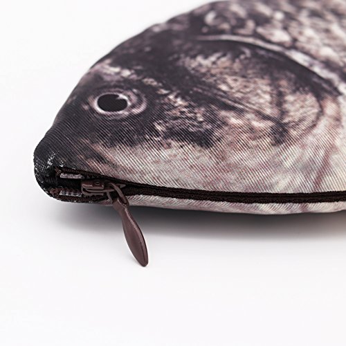 Winrase® 3D Carp Fish-Like Zipper Pouch Creative Pen Pencil Case Makeup Case/Bag