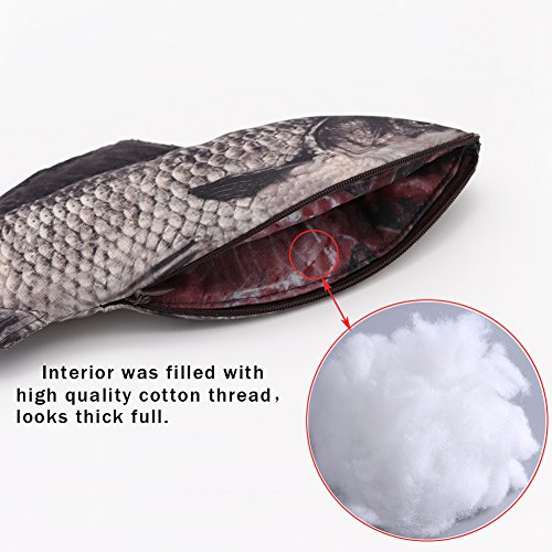 Winrase® 3D Carp Fish-Like Zipper Pouch Creative Pen Pencil Case Makeup Case/Bag