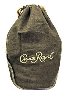 crown royal vanilla bag tan w/ gold drawstring storage gift bag shiftboot carrying dice or games fabric for sewing