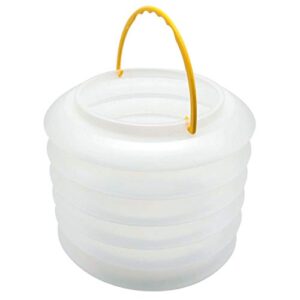 garasani portable transparent plastic drawing wash brush water barrel telescopic for acrylic oil watercolor painting bucket