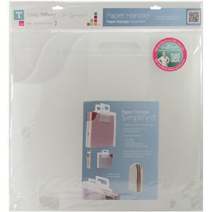 totally-tiffany paper handler, 13 by 13 by 2.5-inch