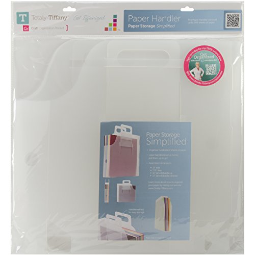 Totally-Tiffany Paper Handler, 13 by 13 by 2.5-Inch