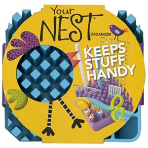 Your Nest Craft Organizer for Rulers, Scissors, Rotary Cutters and More - Peacock Blue