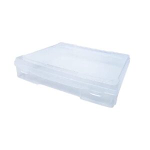 simply tidy scrapbook storage case 12×12, clear