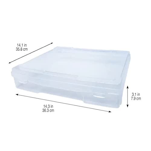 Simply Tidy Scrapbook Storage Case 12x12, Clear