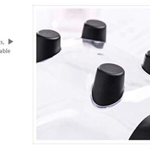 Creative Dustproof Storage Box for Office Stationery, Toothpicks, Cotton Swabs, etc. (Elephant) (Black and White)