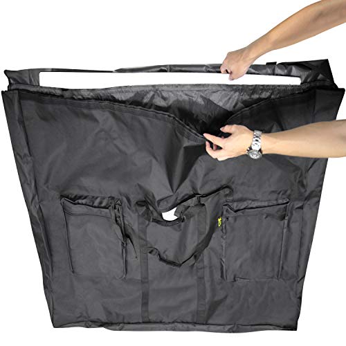 1st Place Products Premium Oversized Transport Case 38 x 50 Inches - Soft Sided - Water Resistant - Great for LCD Screens, Monitors, TVs, Picture Frames, Art Portfolio - Shoulder Strap & Carry Handles