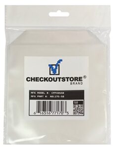 checkoutstore 50 clear storage pockets (6 x 6)