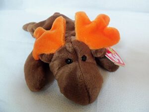 ty beanie babies 8“ moose chocolate 5th gen new w/ tag ,#g14e6ge4r-ge 4-tew6w228896