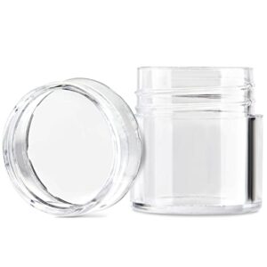 3 Pack Clear Bead Organizers and Storage Containers with Lids for Glitter, Arts and Crafts (93 Pieces)