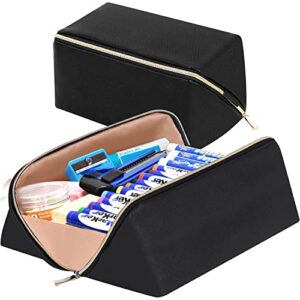 rlokosfb large capacity pencil case,portable pencil pouch opens flat for easy access,durable pen bag with smooth zipper for office school teen girl boy men women adult