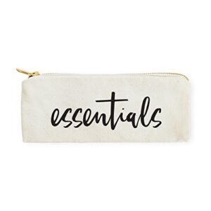 the cotton & canvas co. essentials pencil case, cosmetic case and travel pouch for office and back to school