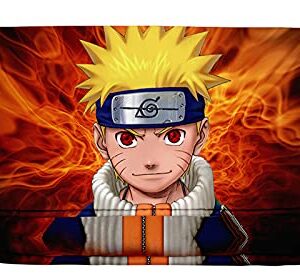 HANDAFA Anime Ninja Pencil Case Manga Cosplay Hokage Pencil Pouch Holder(Fire Naruto)