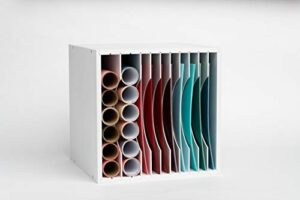 create room – paper and vinyl craft storage organizer – 13 x 13 paper organizer