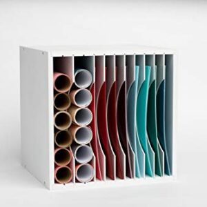 Create Room - Paper and Vinyl Craft Storage Organizer - 13 x 13 Paper Organizer