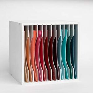 Create Room - Paper and Vinyl Craft Storage Organizer - 13 x 13 Paper Organizer