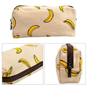 LParkin Cute banana Pencil Case Pouch Teacher Gift Gadget Bag Make Up Case Cosmetic Bag Stationary Kawaii Pencil Box