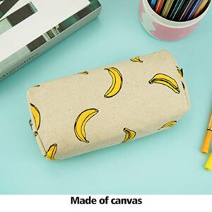 LParkin Cute banana Pencil Case Pouch Teacher Gift Gadget Bag Make Up Case Cosmetic Bag Stationary Kawaii Pencil Box