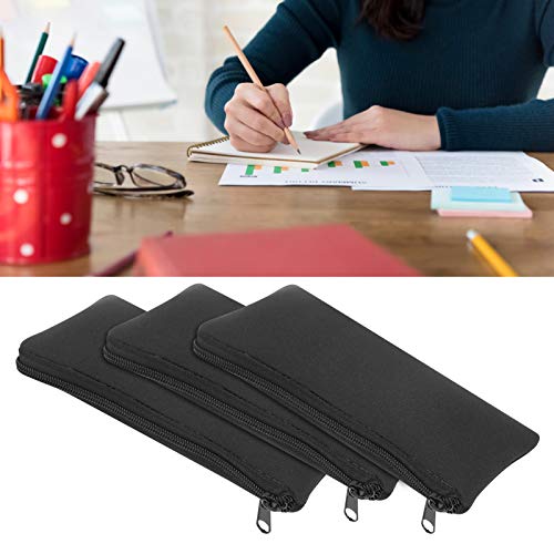 3 Pcs Pen Storage Bag, Multifunciton Neoprene Soft Pencil Case Outdoor Climbing Small Tools Storage Bag Key Lighter Pouch