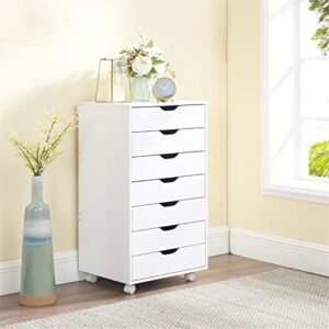 naomi home craft storage cabinet 7 drawer/white
