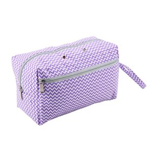 knitting bag, purple portable crochet organizer waterproof durable knitting tools accessories(square l code)