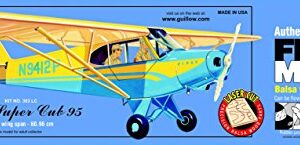 Guillow's Piper Super Cub 95 Laser Cut Model Kit Blue