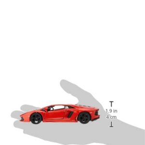 Maisto Lamborghini Aventador LP 700-4 Diecast Vehicle (1:24 Scale), Metallic Orange