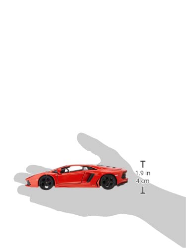 Maisto Lamborghini Aventador LP 700-4 Diecast Vehicle (1:24 Scale), Metallic Orange