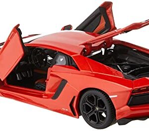 Maisto Lamborghini Aventador LP 700-4 Diecast Vehicle (1:24 Scale), Metallic Orange