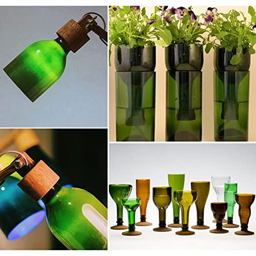 Glass Bottle Cutter, Mini Portable Glass Bottle DIY Craft Tool, Bottle Cutter & Glass Cutter Kit for Cutting Wine, Beer, Whiskey, etc