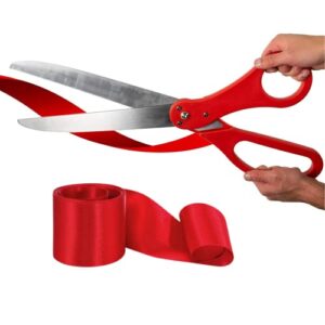 grand opening ribbon cutting ceremony kit 25″ grand opening ribbon and scissors for special events inaugurations and ceremonies