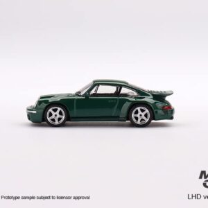 True Scale Miniatures Model Car Compatible with Porsche 911 RUF CTR Anniversary Irish Green 1/64 Diecast Model Car MGT00385