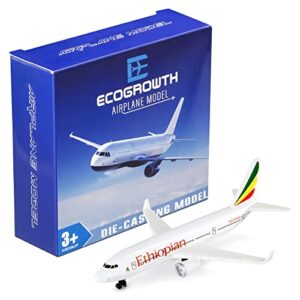 ecogrowth model planes ethiopia plane airplane model airplane toy plane die-cast planes for collection & gifts for christmas, birthday