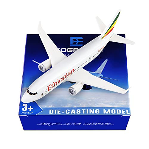 EcoGrowth Model Planes Ethiopia Plane Airplane Model Airplane Toy Plane die-cast Planes for Collection & Gifts for Christmas, Birthday