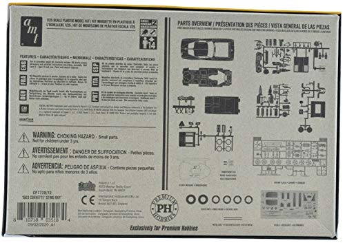 AMT/Premium Hobbies 1963 Corvette Sting Ray 1:25 Plastic Model Car Kit CP7728