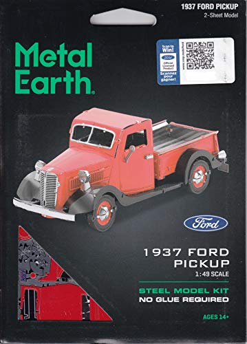 Fascinations Metal Earth 3D Metal Model Kits Ford Set of 2-1932 Coupe - 1937 Pickup
