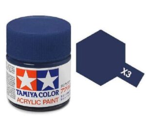 tamiya models x-3 acrylic paint, royal blue