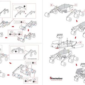 Fascinations Metal Earth Mars Rover 3D Metal Model Kit