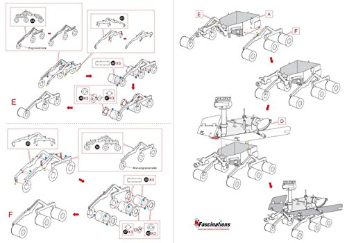 Fascinations Metal Earth Mars Rover 3D Metal Model Kit