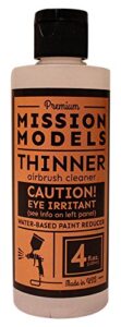 mission models mma-003 rc paint 4 oz bottle thinner/reducer