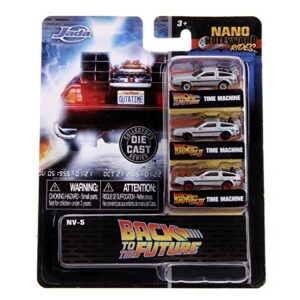 Jada Toys Nano Hollywood Rides BTTF 3 PK