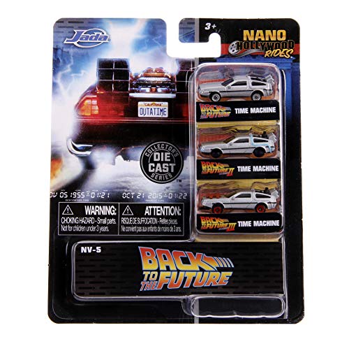 Jada Toys Nano Hollywood Rides BTTF 3 PK