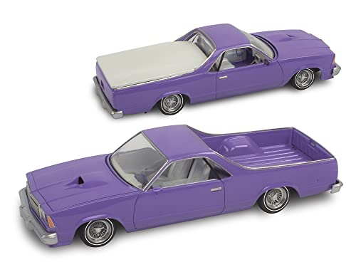 Revell 85-4491 1978 Chevy El Camino 3N1 Model Car Kit 1:24 Scale 116-Piece Skill Level 4 Plastic Model Building Kit , Purple