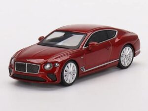 2022 bentley continental gt speed candy red limited edition to 1200 pieces worldwide 1/64 diecast model car by true scale miniatures mgt00420