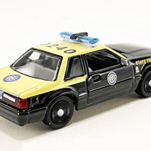 1991 SSP Police Black and Cream Florida Highway Patrol 1/64 Diecast Model Car by Greenlight for Acme 51494