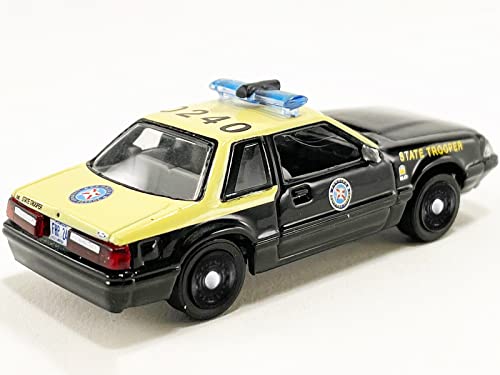 1991 SSP Police Black and Cream Florida Highway Patrol 1/64 Diecast Model Car by Greenlight for Acme 51494