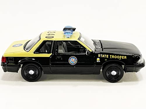 1991 SSP Police Black and Cream Florida Highway Patrol 1/64 Diecast Model Car by Greenlight for Acme 51494