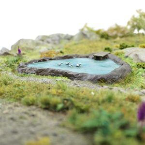 WWS Duck Pond OO/HO Gauge Unpainted Model Railway, Diorama, Scenery, Countryside