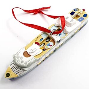 PSVGROUP Cruise Ship Model - a Great Gift for Nautical Decorative Hanging Ornaments/Cake Topper/Friendship Gift for Your Lover (Small, Wonder of The Sea)