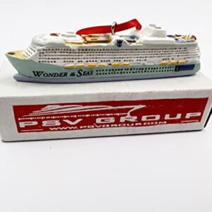 PSVGROUP Cruise Ship Model - a Great Gift for Nautical Decorative Hanging Ornaments/Cake Topper/Friendship Gift for Your Lover (Small, Wonder of The Sea)